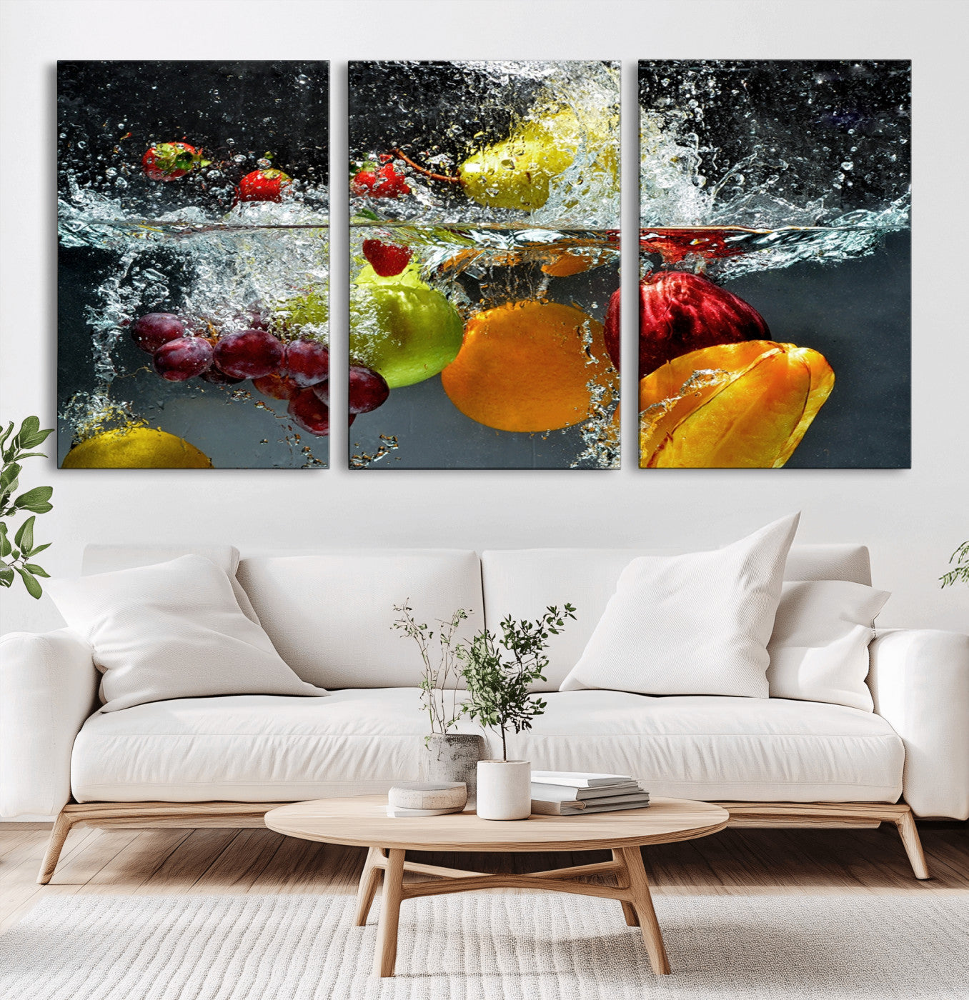 -Kithen Vegetables World Wall Art Canvas Print