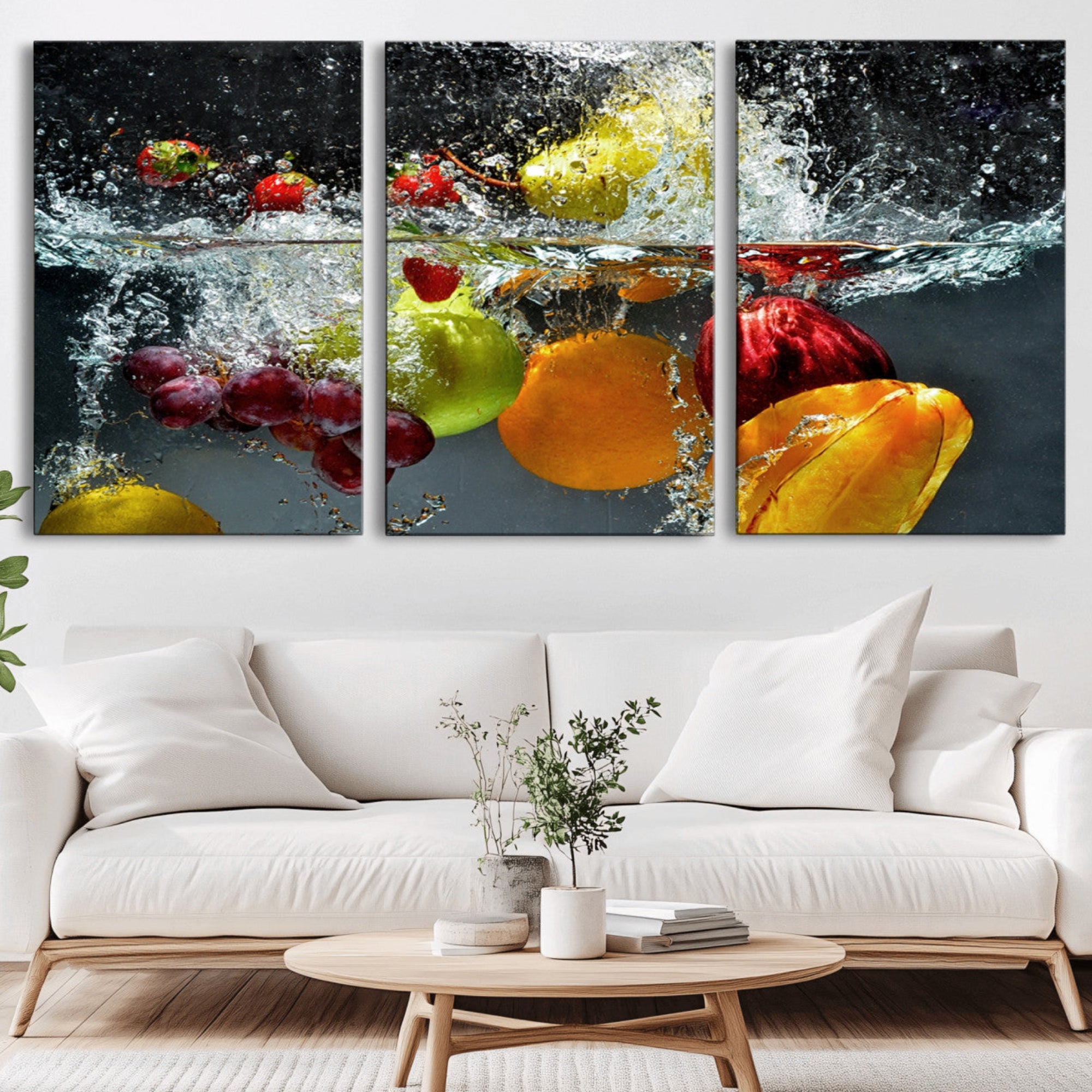 23381-MGV-CV-36X24-Kithen Vegetables World Wall Art Canvas Print