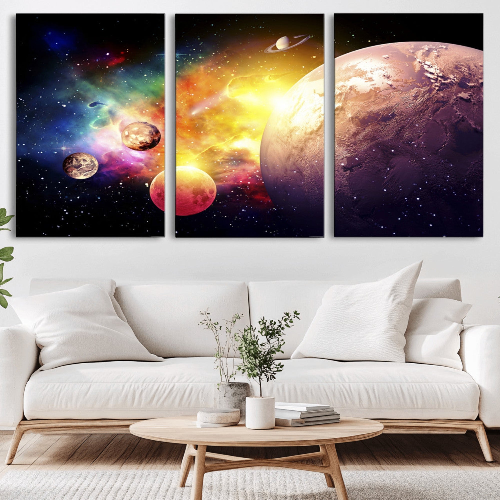 51843-MGV-CV-36X24-Space and Galaxy Canvas Print