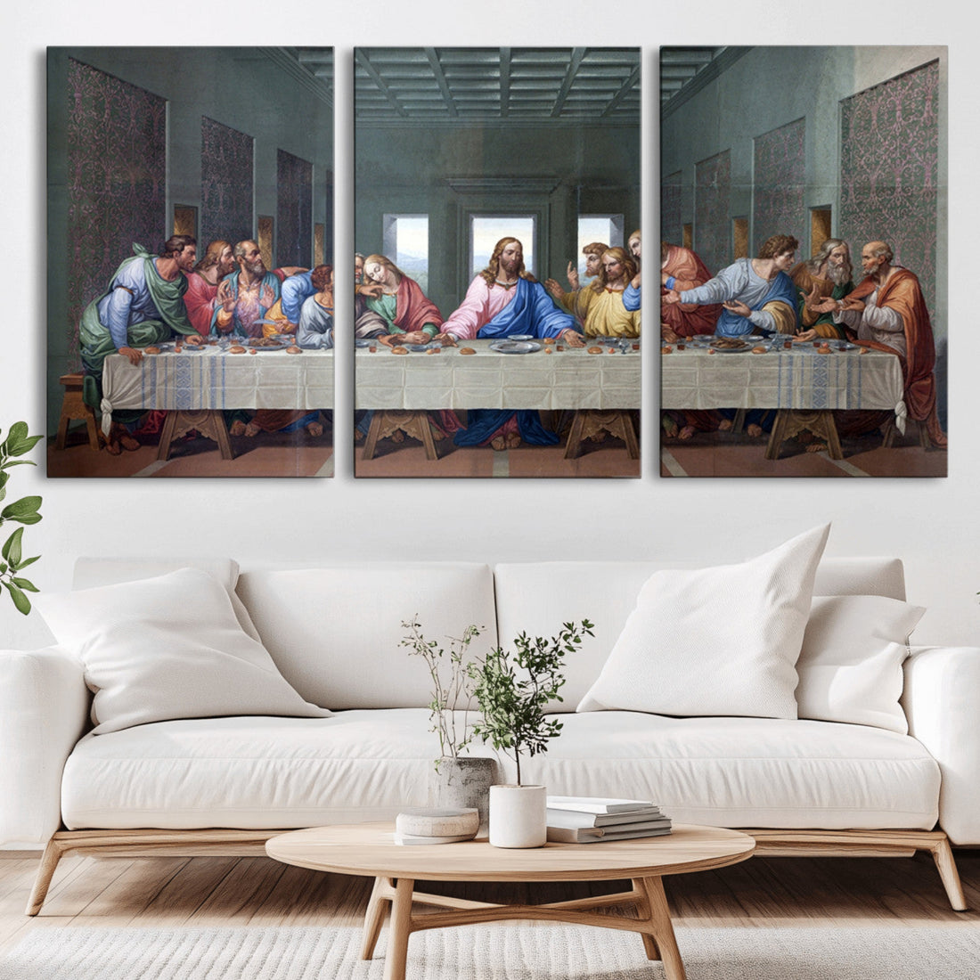 The Last Supper Multi Panel Canvas Wall Art