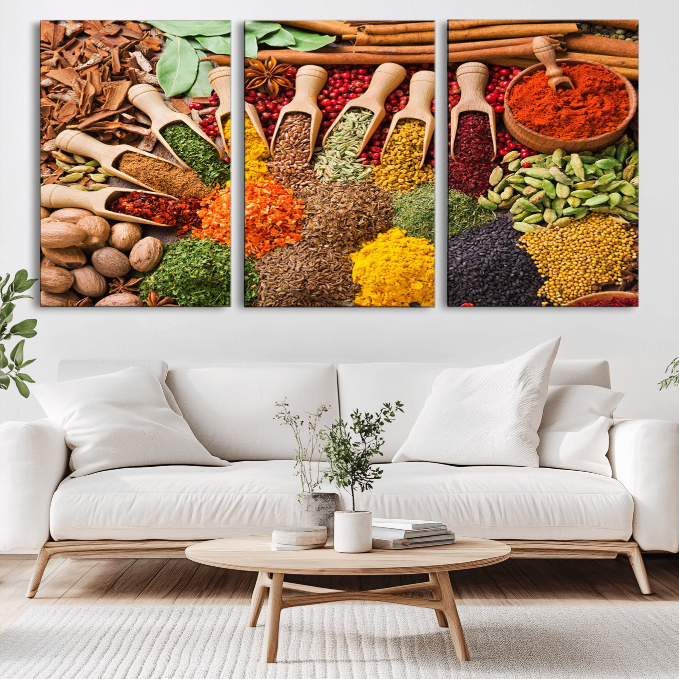 -Spices Kitchen Wall Art Canvas Print