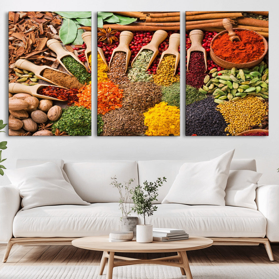 Spices Kitchen Wall Art Canvas Print