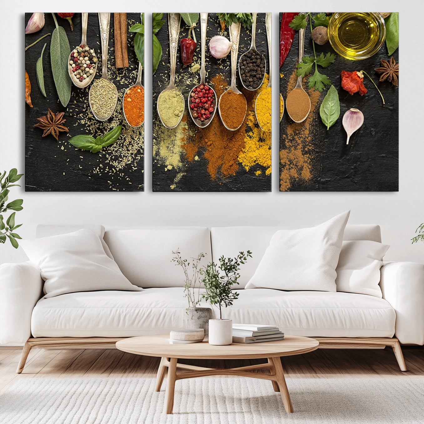 -Kitchen Spice Wall Art Canvas Print