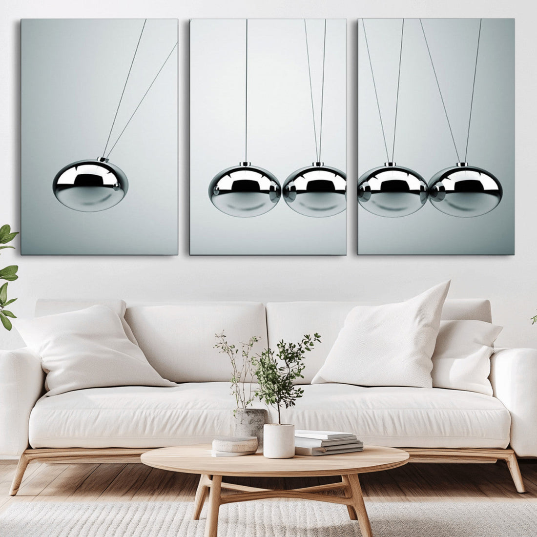 Newton's Cradle Wall Art Canvas Print | Framed Newton Cradle Wall Art