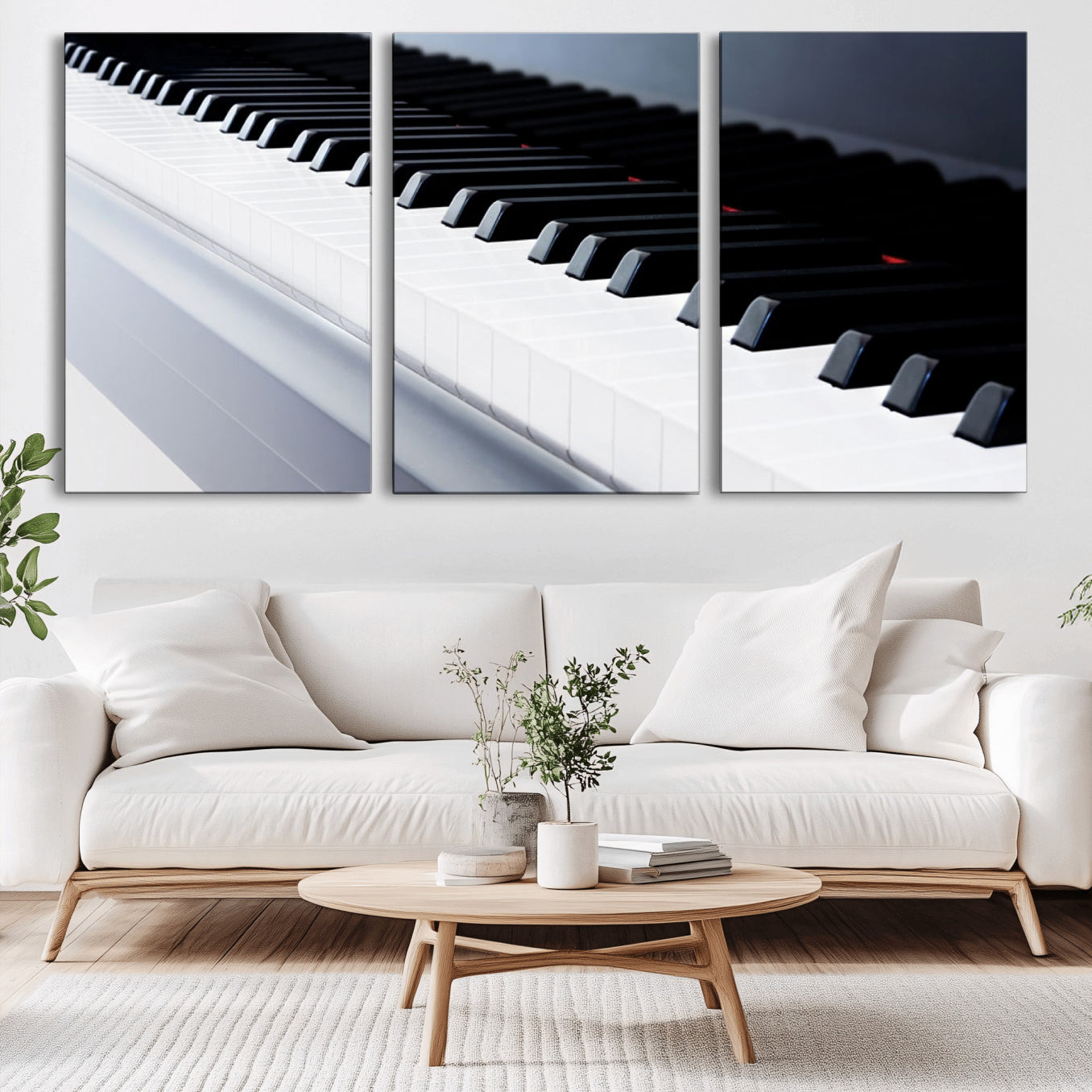 -Piano Artwork Canvas Wall Art Print