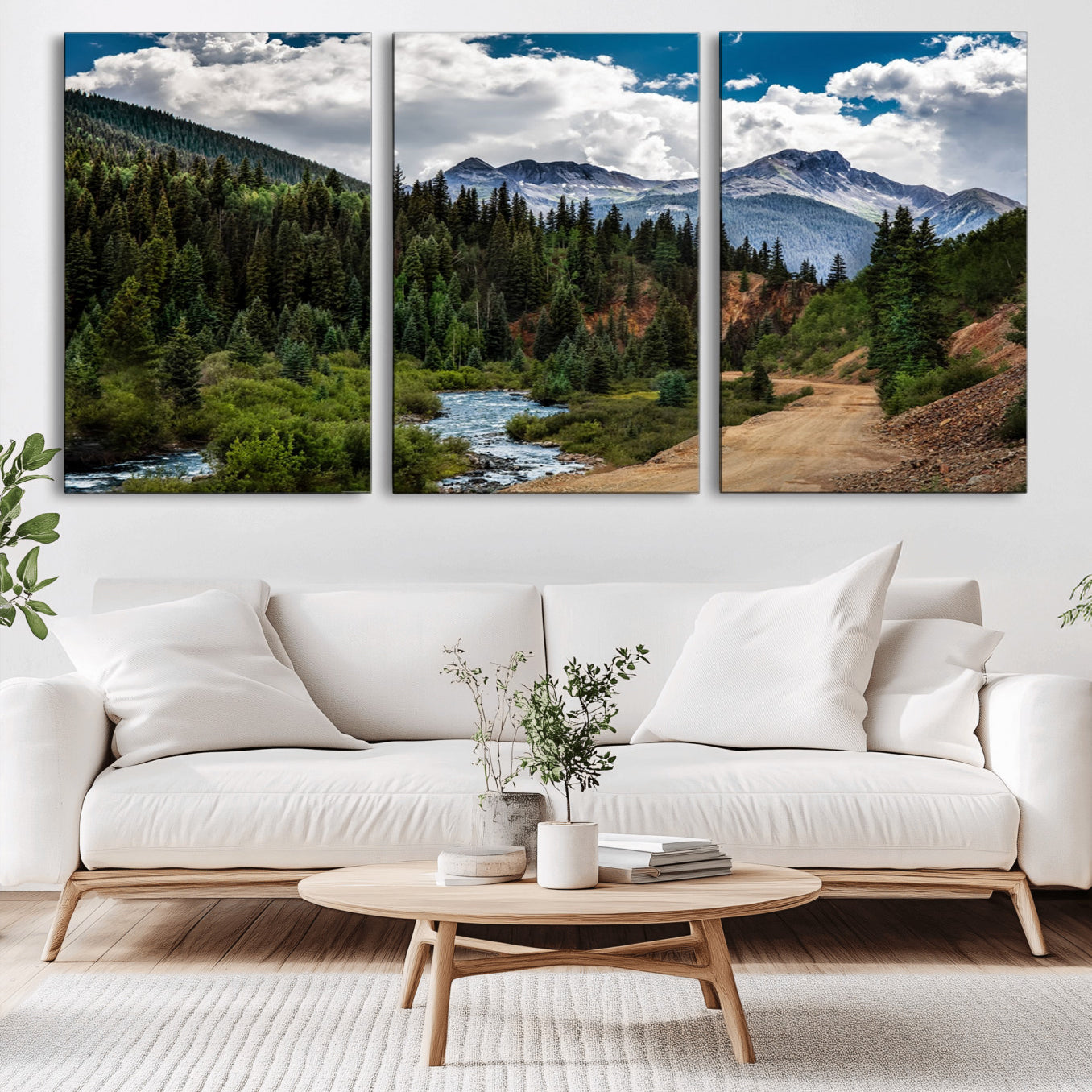 -San Juan Nal Forest Wall Art Landscape Canvas Print