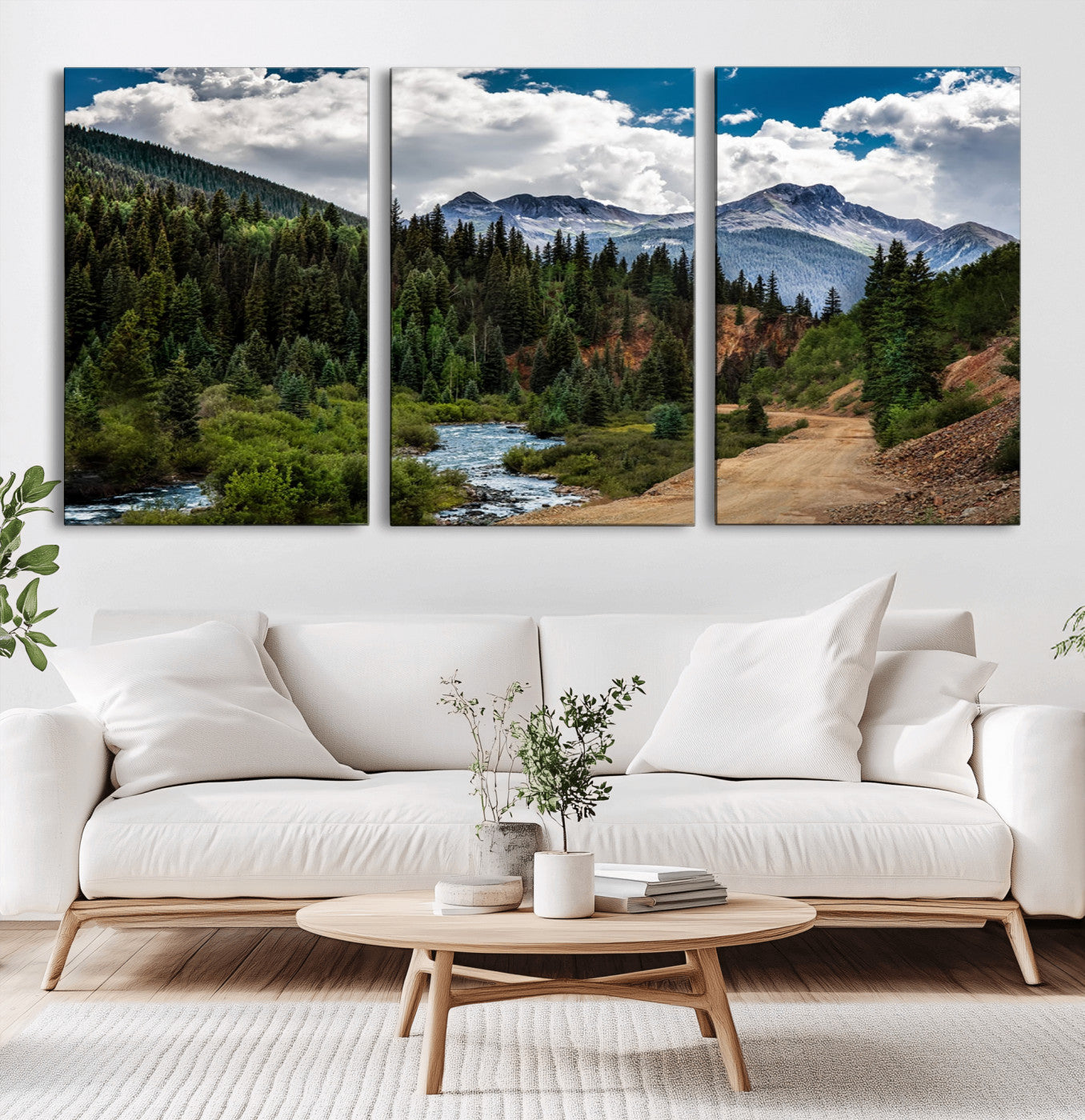 -San Juan Nal Forest Wall Art Landscape Canvas Print