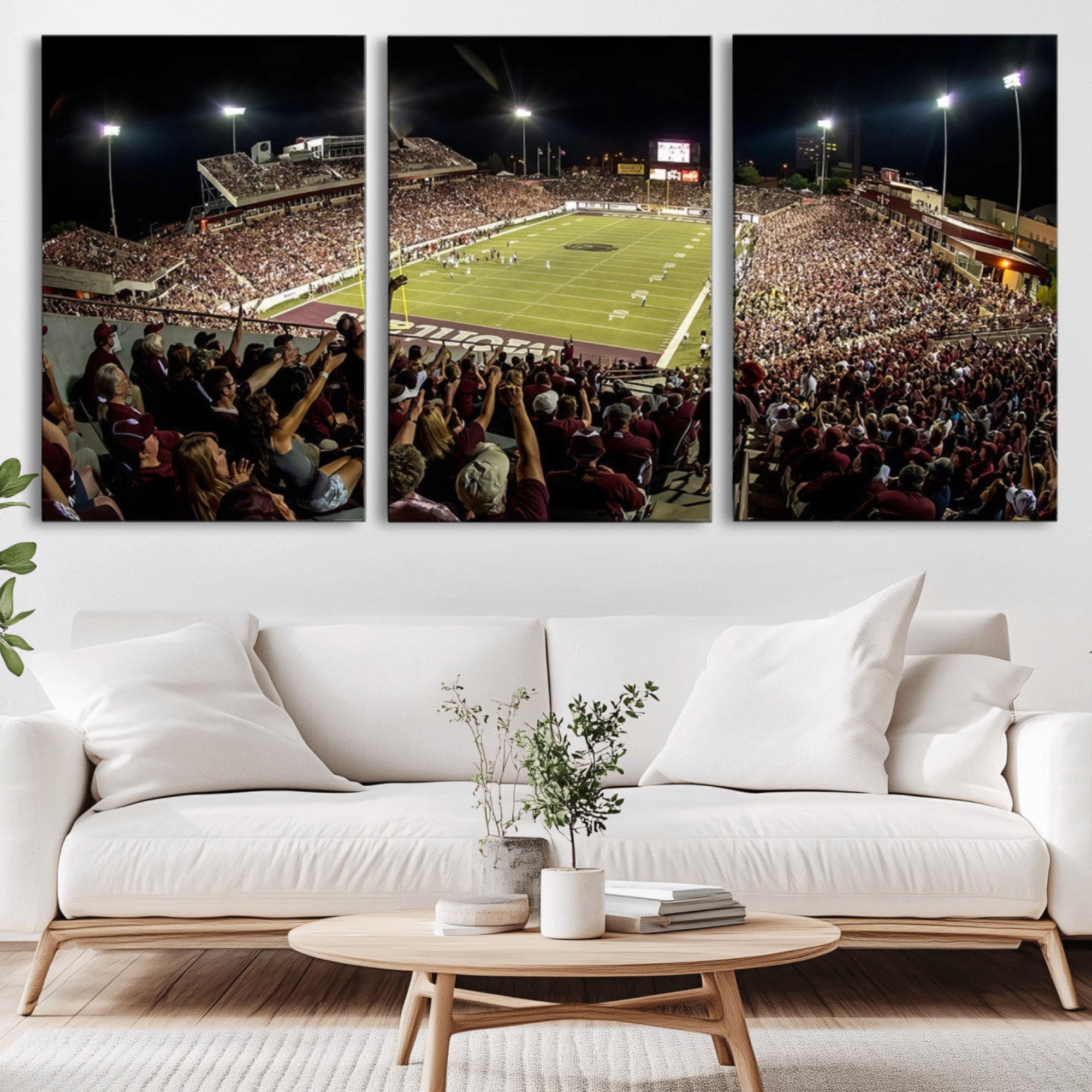 94126-MGV-CV-36X24-Washington-Grizzly Stadium Canvas Print, American Football Wall Art Canvas Print, Stadium Sport Wall
