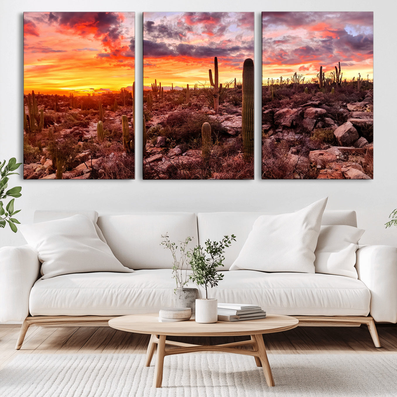 -Arizona Desert Print, Western Cowboy Wall Art Print