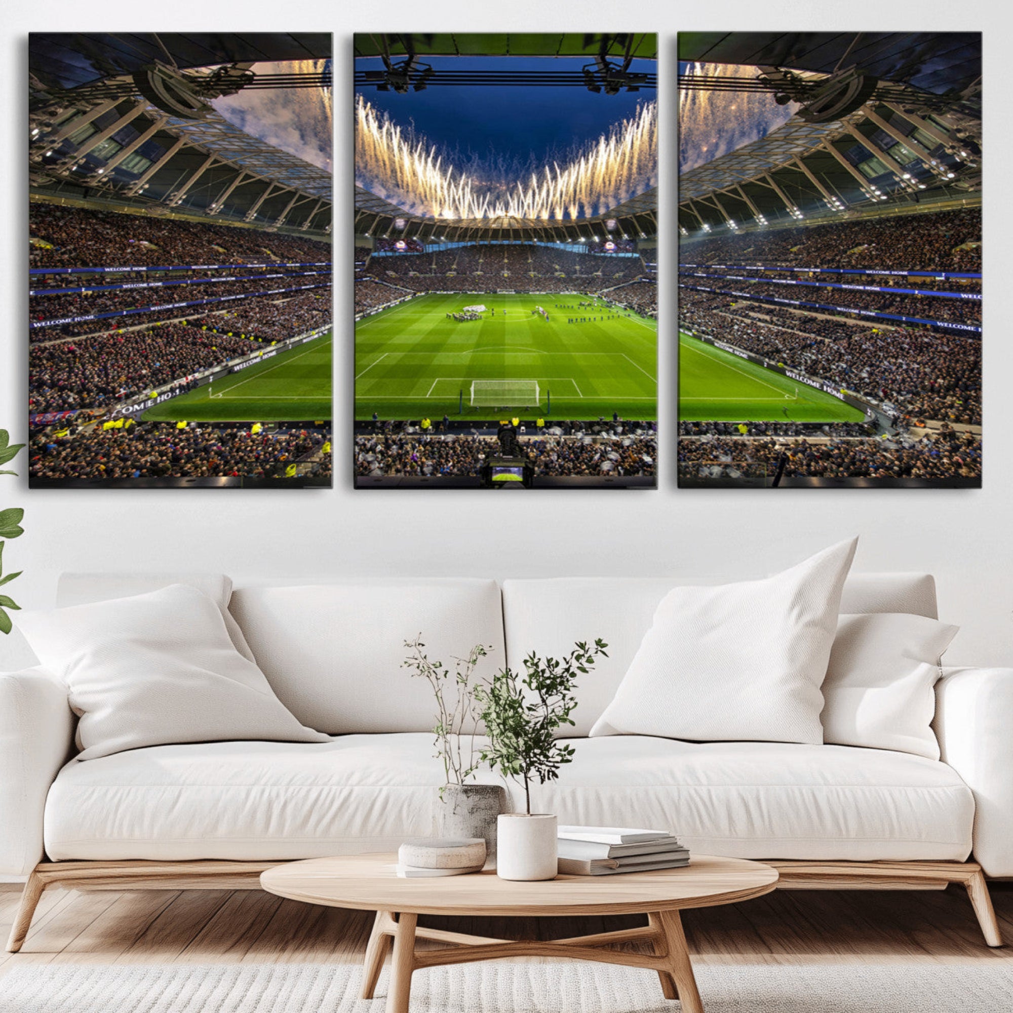 40157-MGV-CV-36X24-Tottenham Hotspur Football Team Print - London Tottenham Hotspur Stadium Wall Art Canvas Print