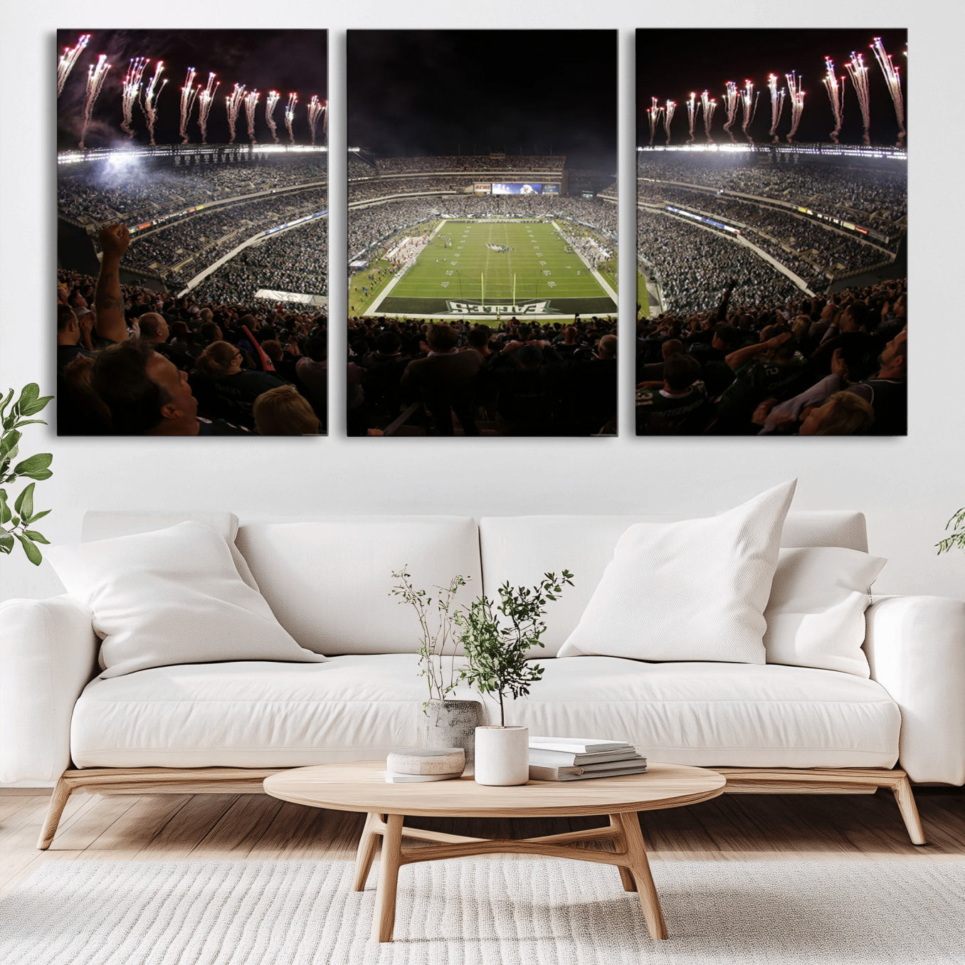 -Eagles Field Stadium Wall Art - Philadelphia Eagles Football Team Print - Philadelphia Lincoln