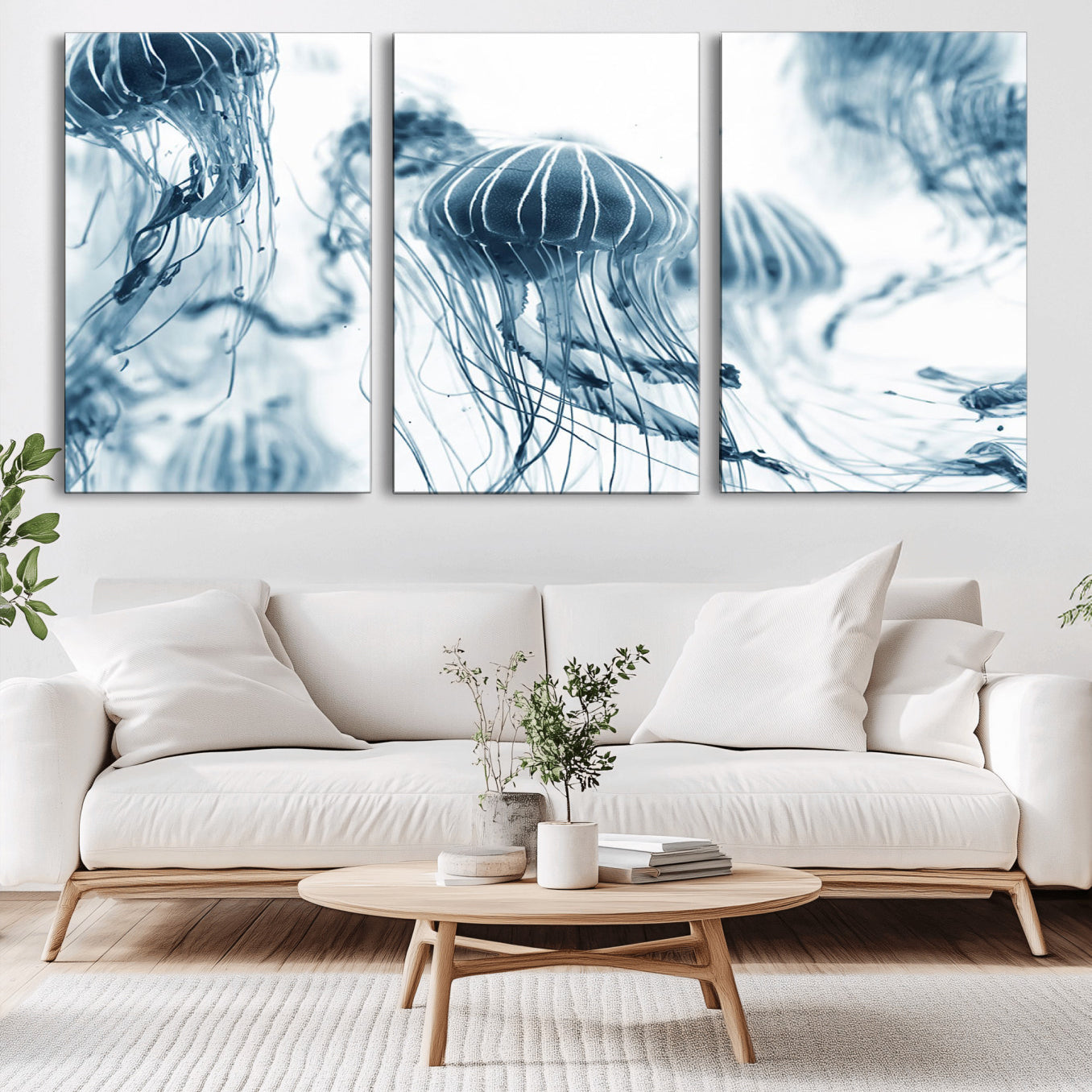 -Abstract Jellyfish Canvas Print Wall Art