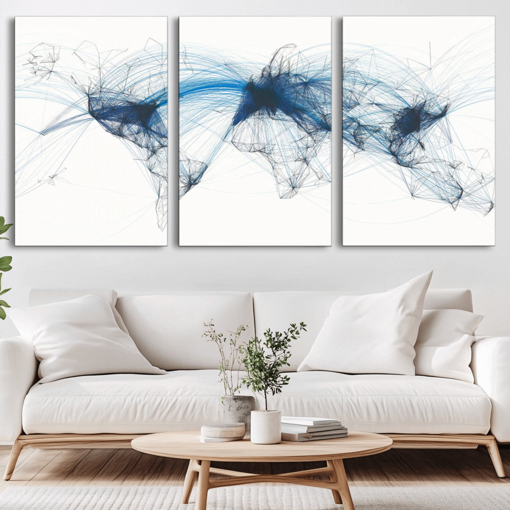 33145-MGV-CV-36X24-Push Pin World Map Canvas Print – Travel Tracker Wall Art for Couples, Perfect Anniversary Gift for Home or Office Decor