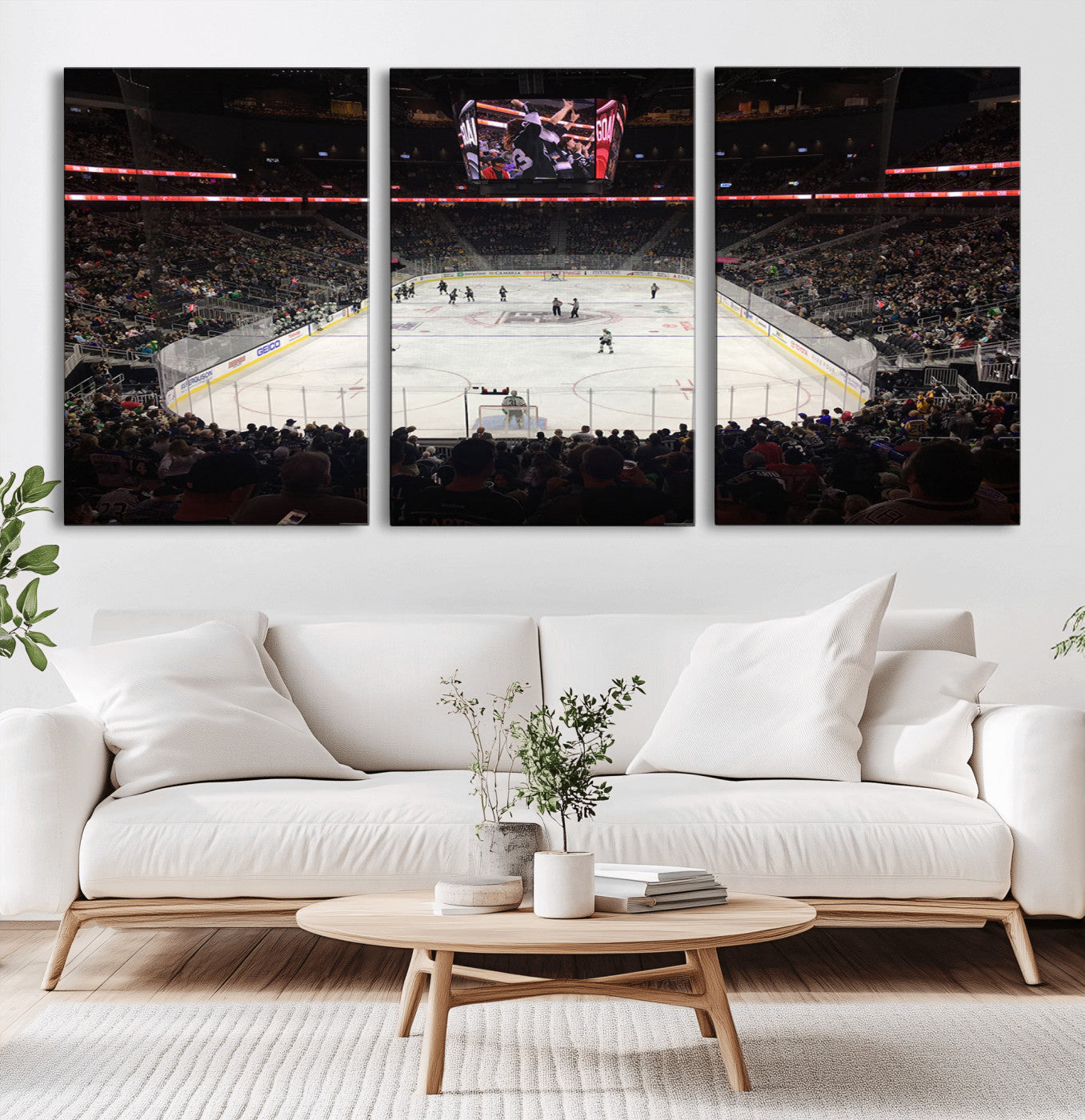 -T Mobile Arena Paradise Nevada Vegas Golden Knights Ice Hockey Stadium Canvas Print Wall Art