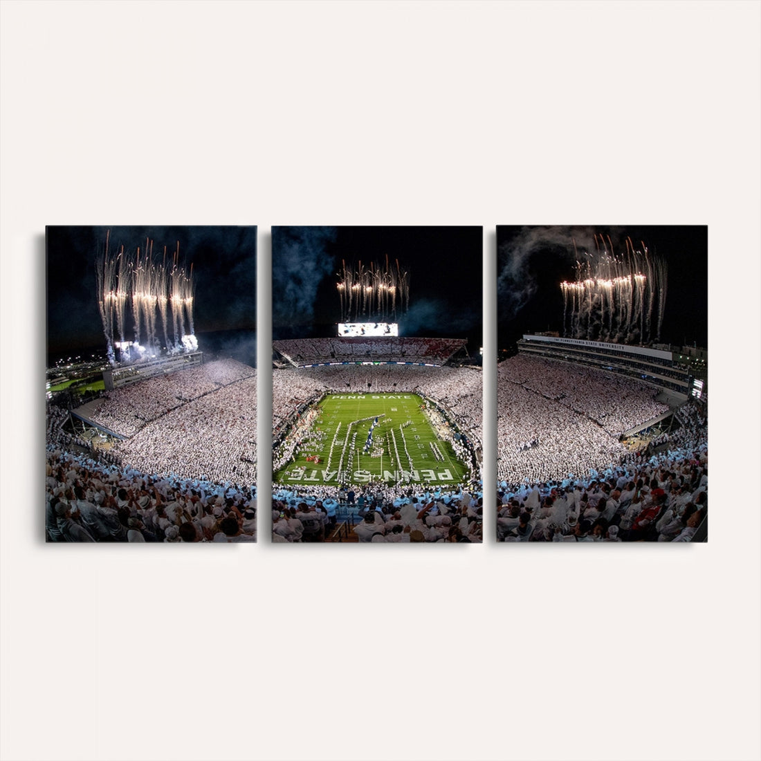 Penn State Football Wall Art Canvas Print