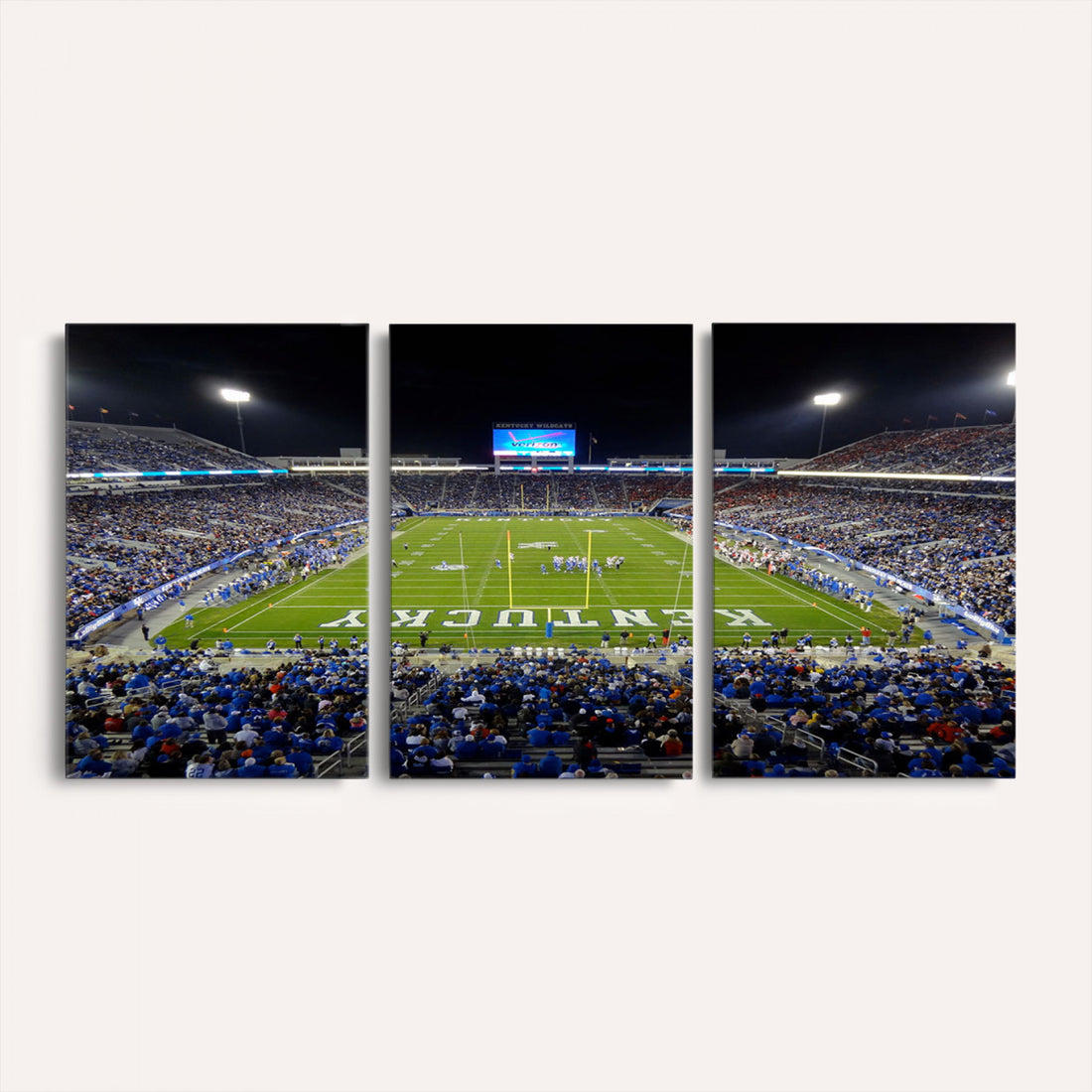 Kroger Field Canvas Wall Art, Kentucky Stadium Wall Art, Framed and Ready to Hang