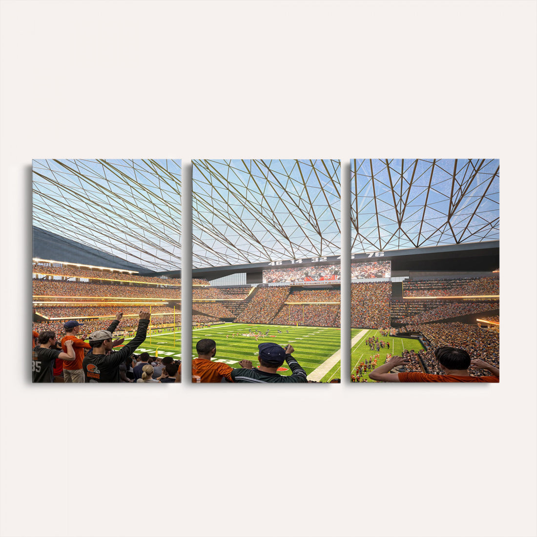 Cleveland Browns Stadium Wall Art Canvas Print
