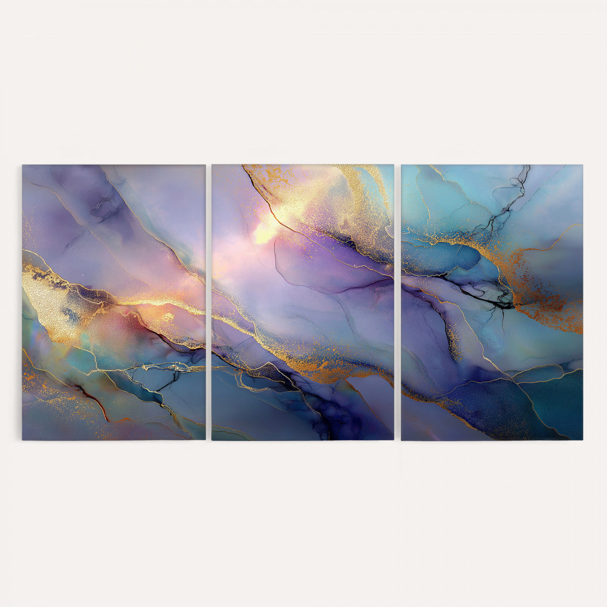50939878-MGV-CV-36X24 - Colorful Abstract Canvas Wall Art Print, Vibrant Popup Color Art Print