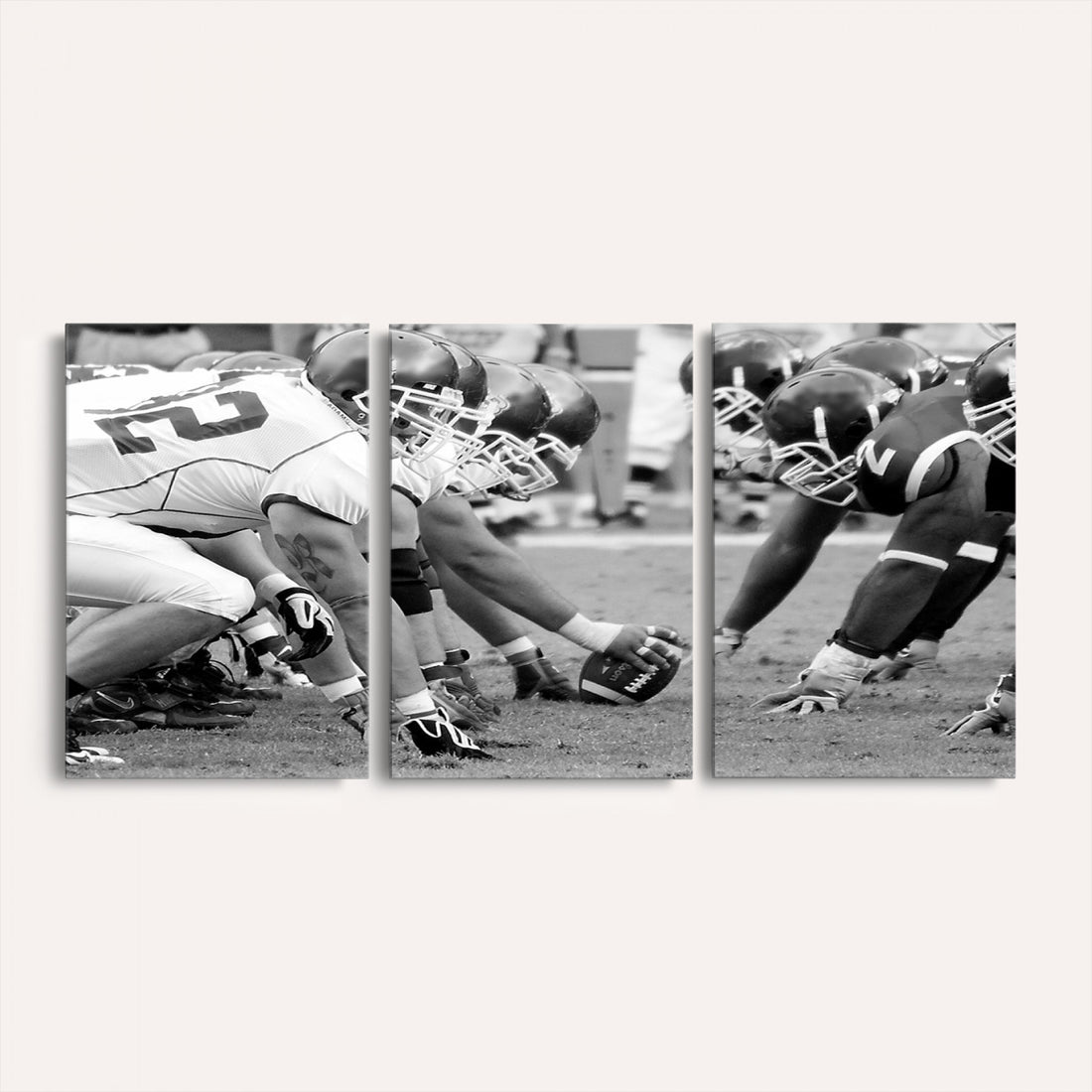 American Football Player Wall Art Canvas Print
