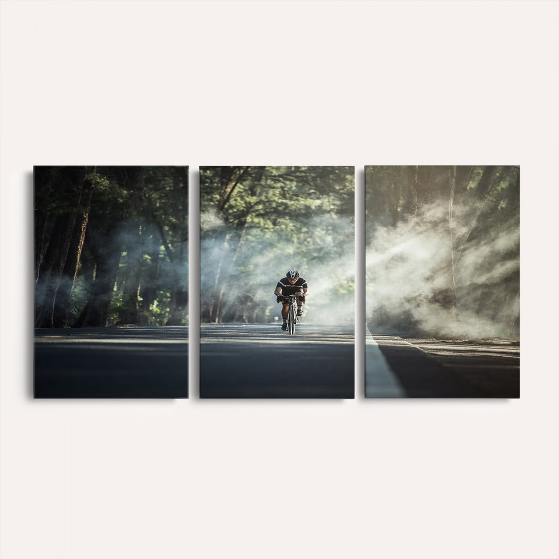 Cycling Road Bike in the Morning, Cycling Road Bike Canvas Print