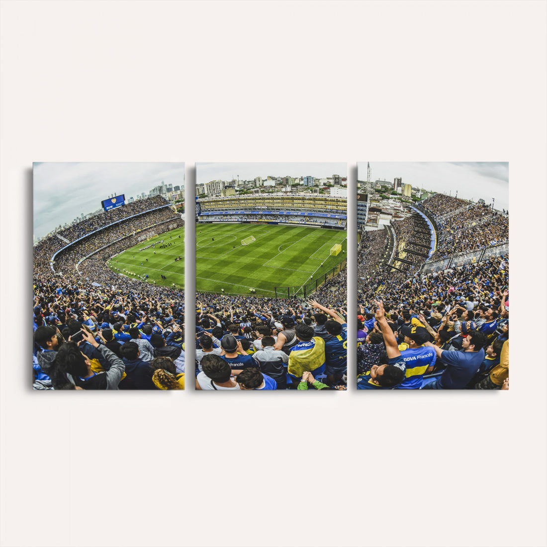 Boca Juniors Soccer Team Print Wall Art, Buenos Aires Bombonera Stadium