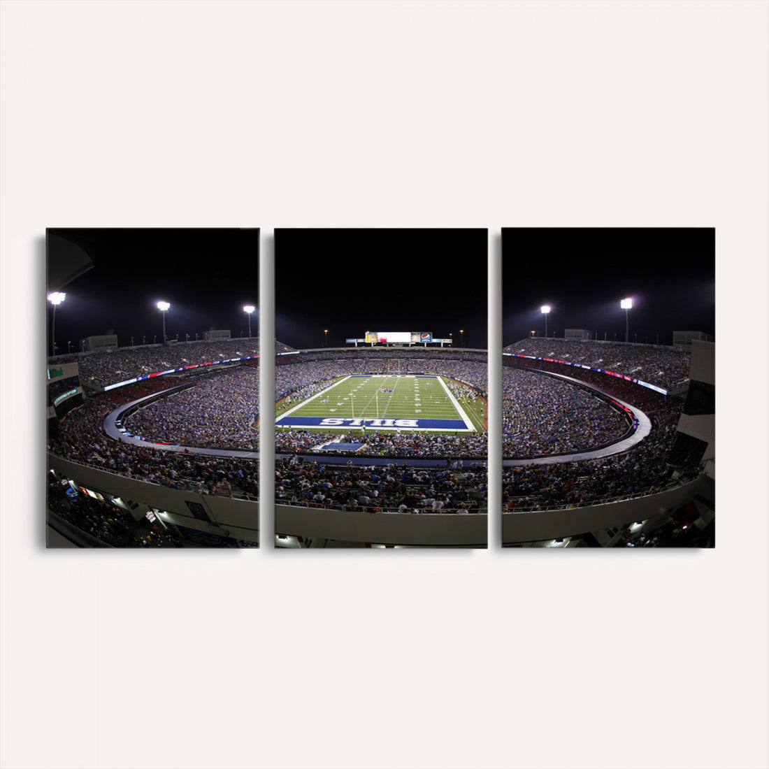 Buffalo Bills NFL Football Team Print, Buffalo Highmark Stadium Wall Art