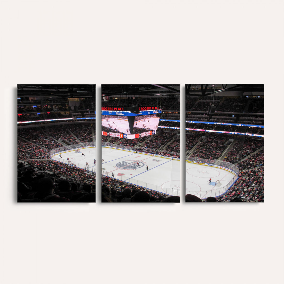 Rogers Place Edmonton Oilers Ice Hockey Stadium Wall Art