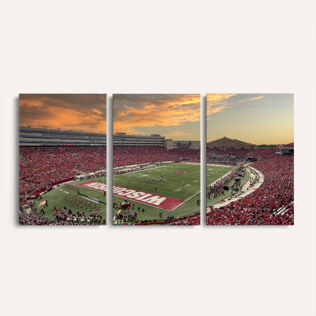 Camp Randall Stadium Wisconsin Badgers Large Wall Art Canvas