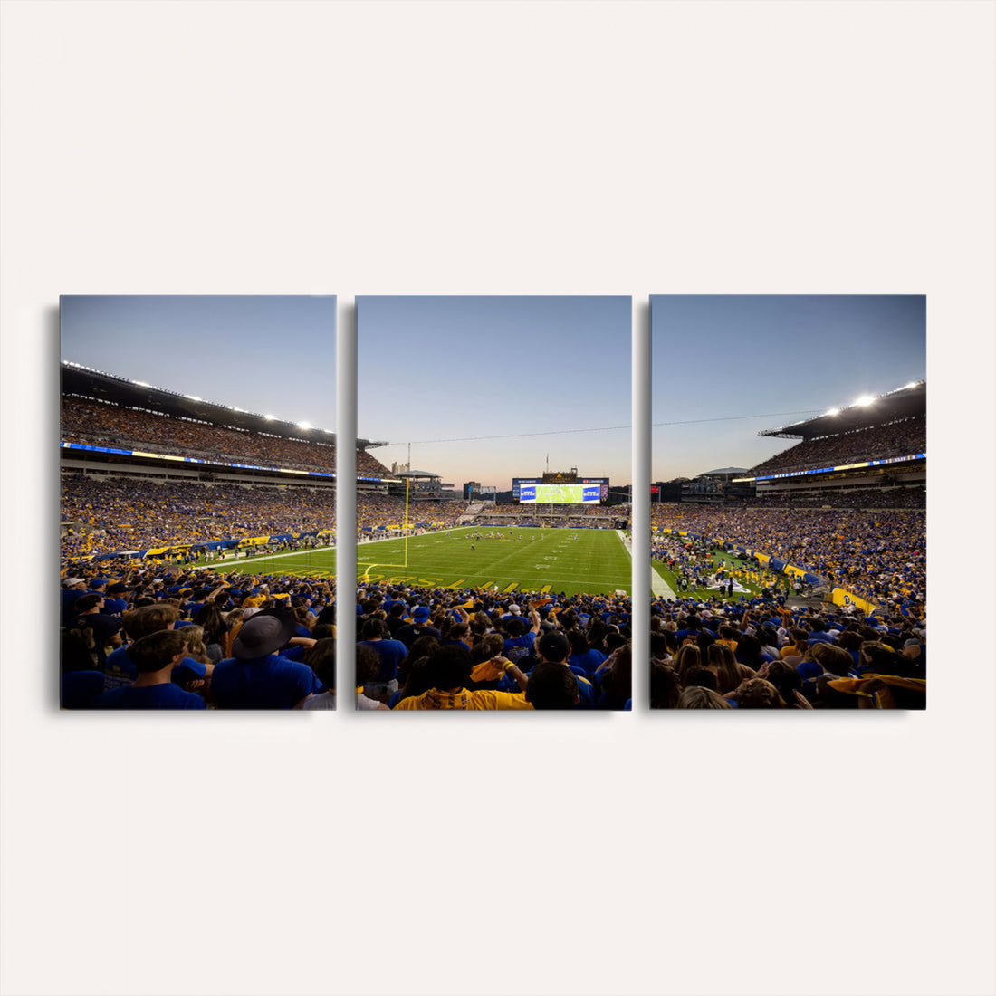 Pittsburgh Panthers Football Team Print, Pittsburgh, Framed and Ready to Hang