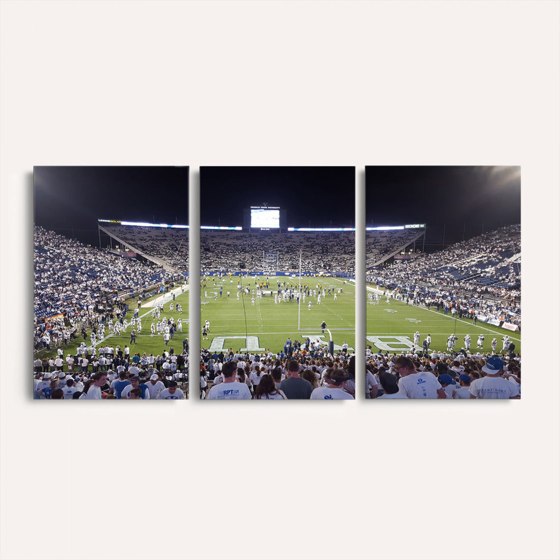 Brigham Young University Cougars Football Print Canvas