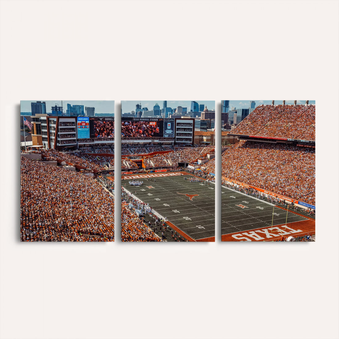 University of Texas Longhorns Football Team Print, Austin