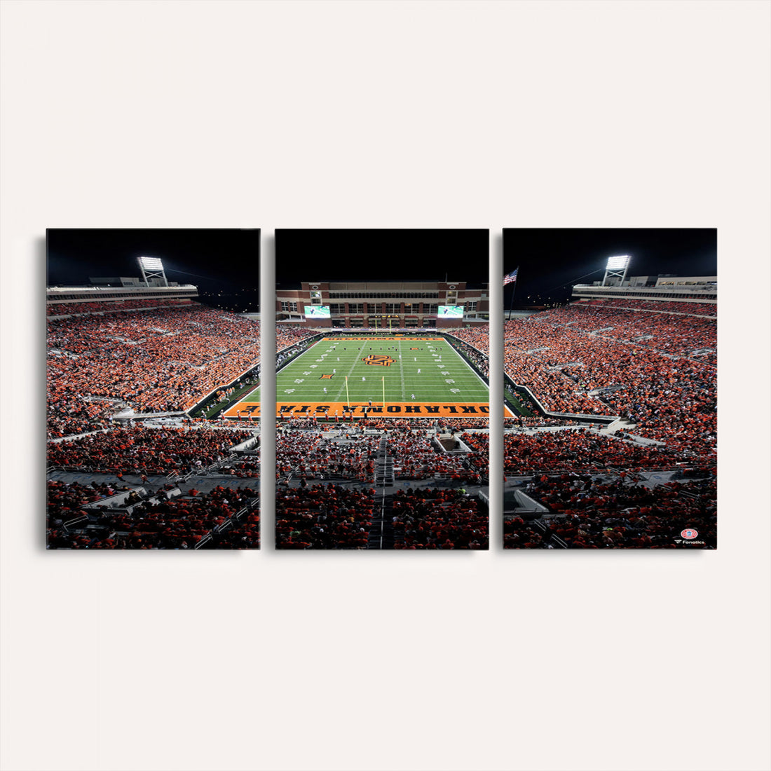 Oklahoma State Cowboys Canvas Print, Football Team Print
