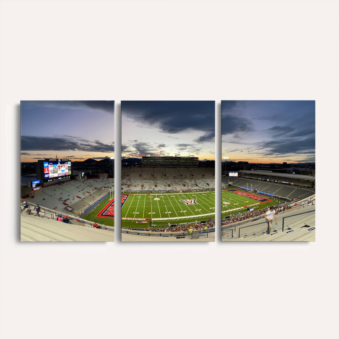 Arizona Wildcats Football Team Print, Tucson Arizona
