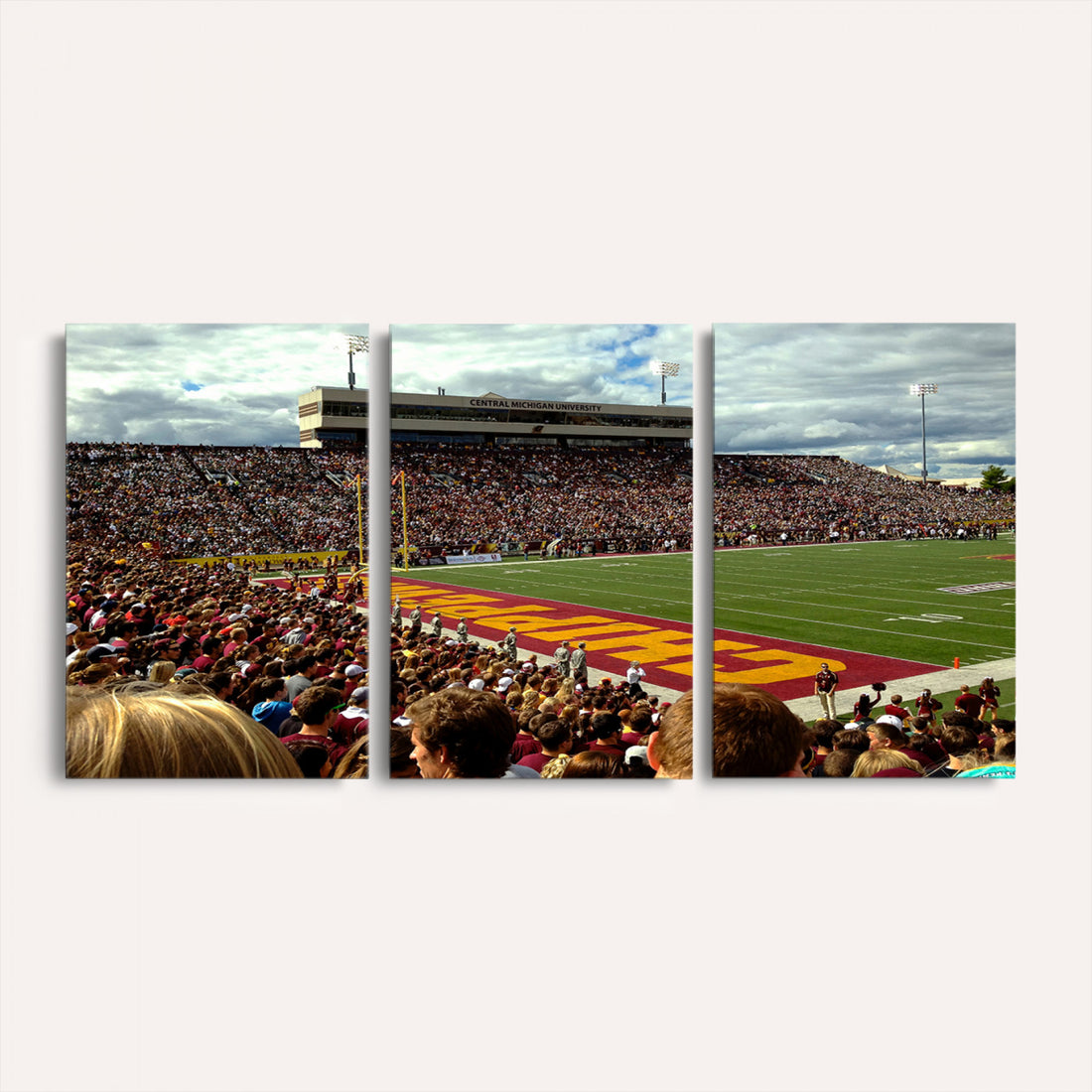 Central Michigan University Chippewas Football Team Print