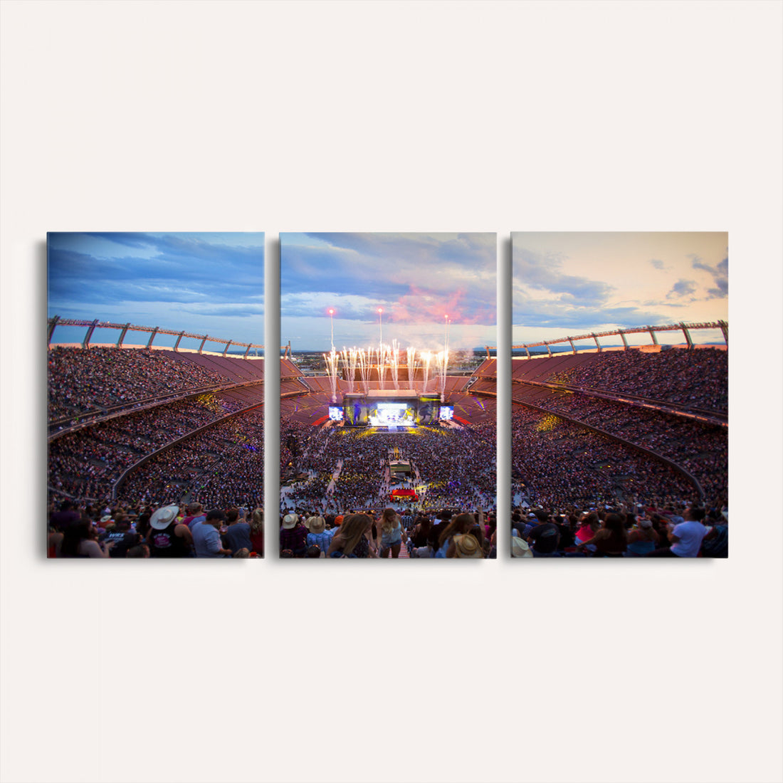 Denver Broncos Football Team Print Canvas, Empower Field