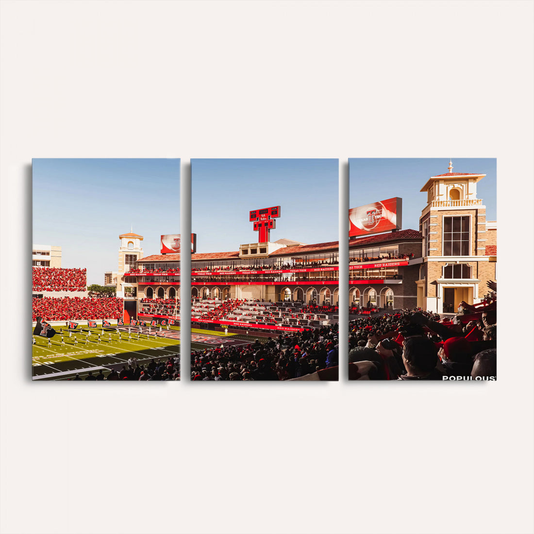 Jones AT&T Stadium Texas Tech Red Raiders Wall Art