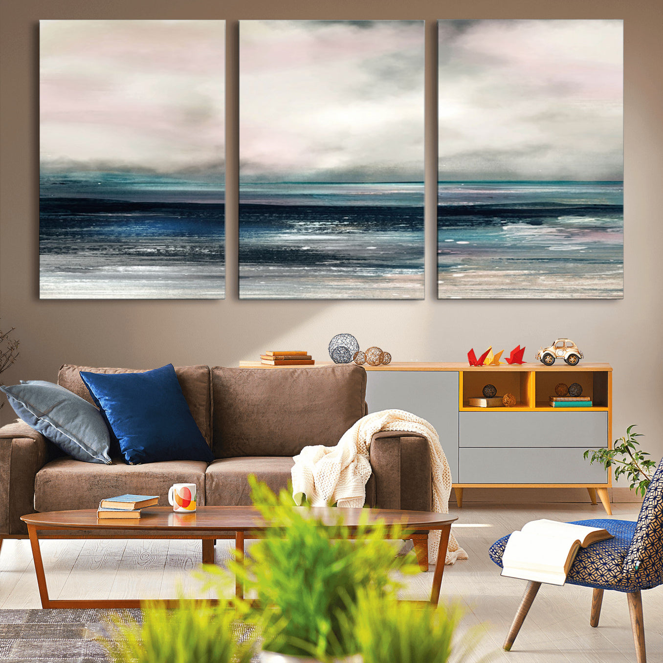 63797-MGV-CV-36X24-Contemporary Abstract Wall Art Canvas Print