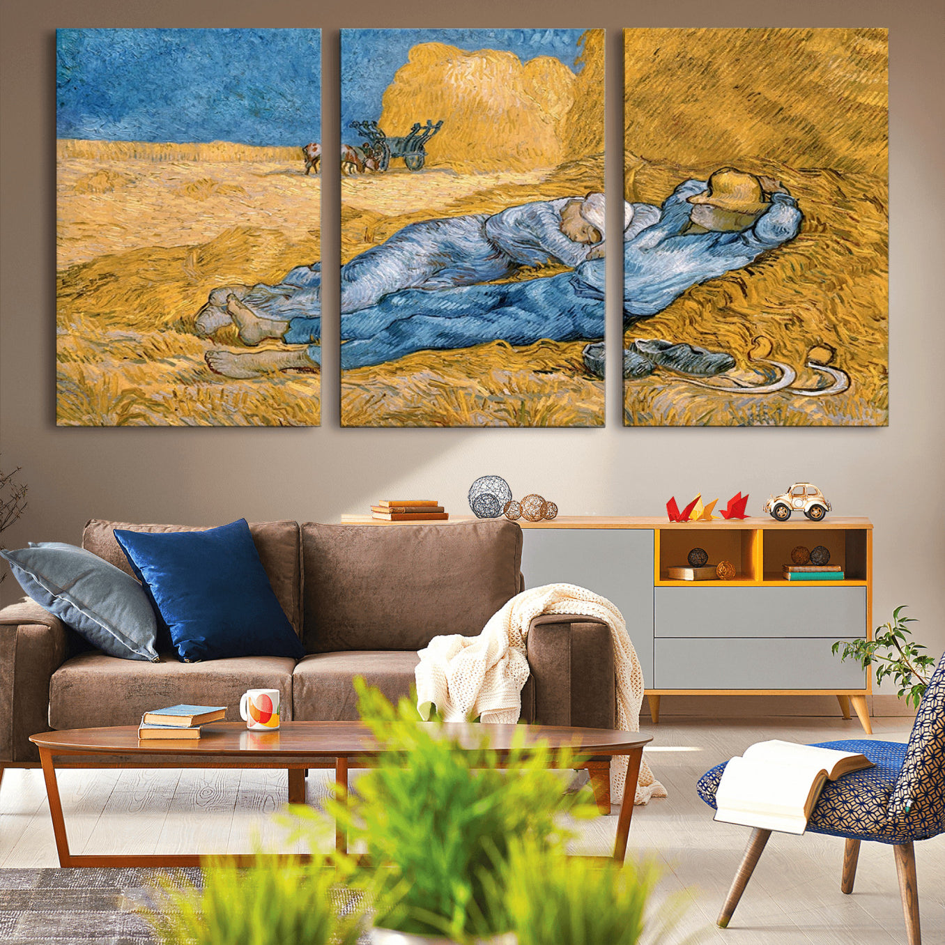 85933-MGV-CV-36X24-Master Artist Vincent Van Gogh Nature Wilderness Illustrs Fine Art Canvas, Van Gogh Nature