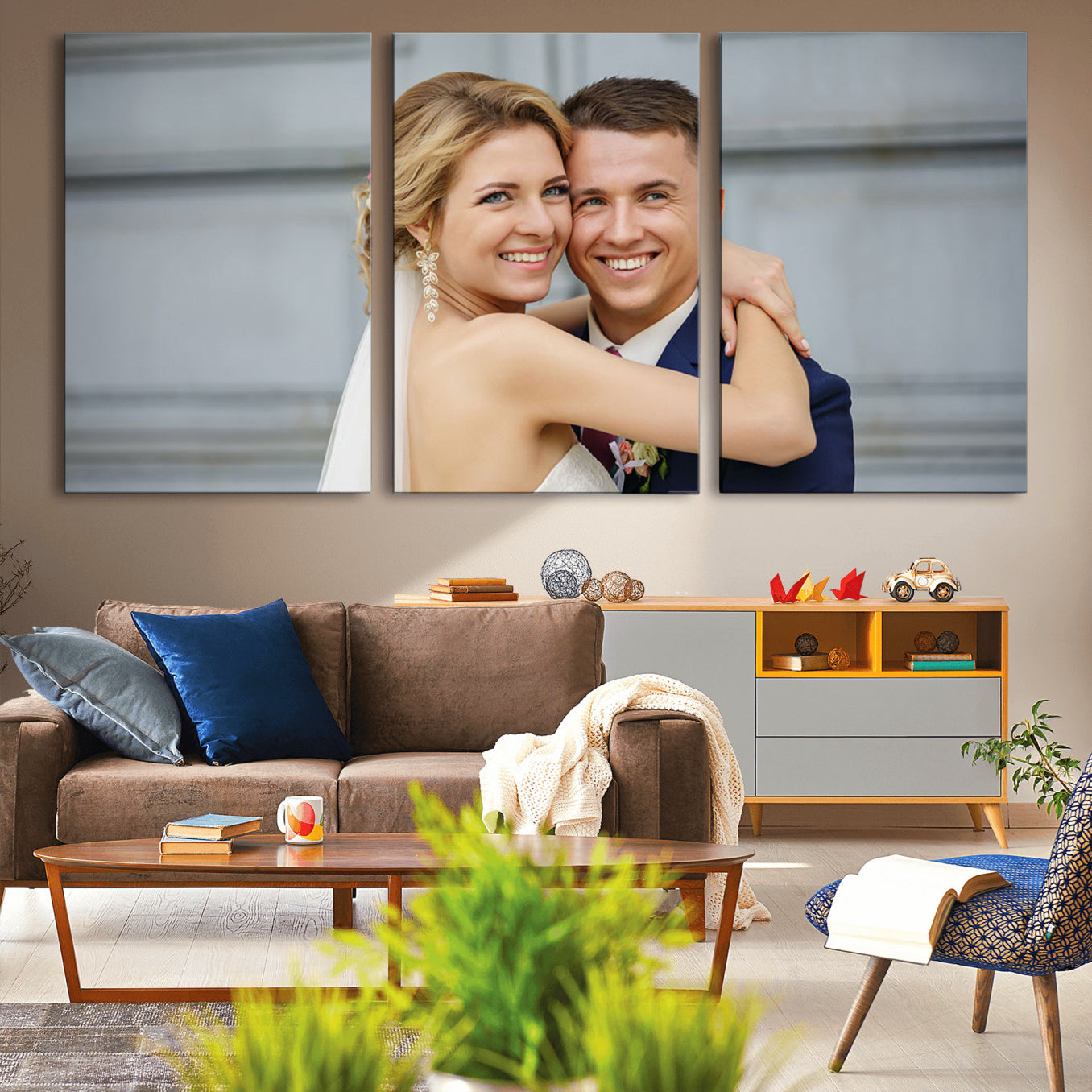 -Create Your Own Photo Framed Canvas Print - Custom Personalized Wall Art Print for Gift