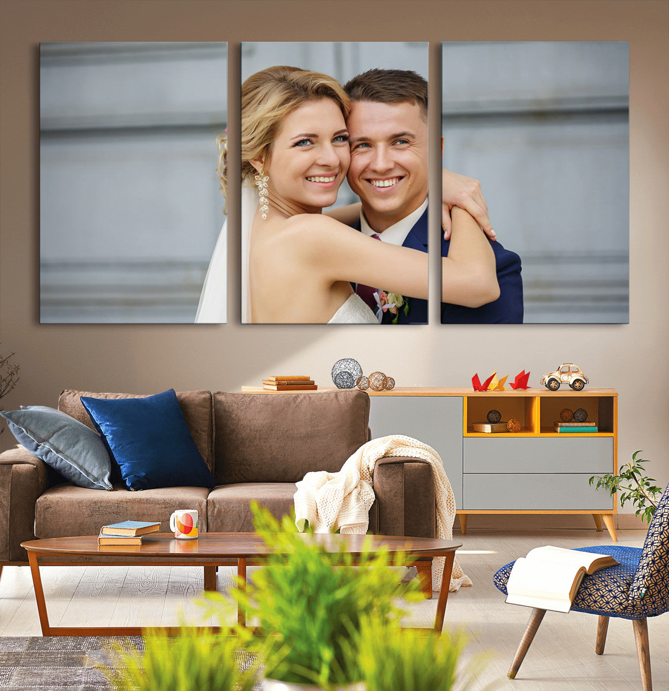 -Create Your Own Photo Framed Canvas Print - Custom Personalized Wall Art Print for Gift