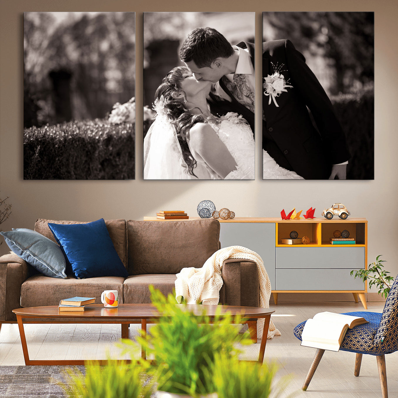 -Create Your Own Photo Canvas Print - Personalized Wall Art for Home Decor Wall Art Print, Create