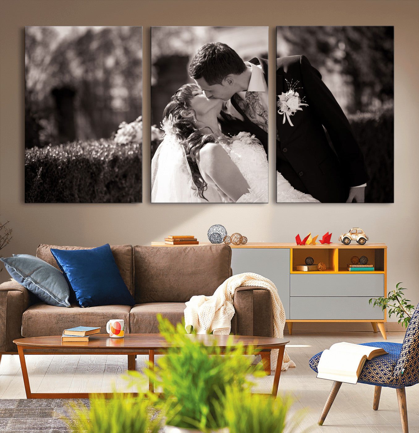 -Create Your Own Photo Canvas Print - Personalized Wall Art for Home Decor Wall Art Print, Create