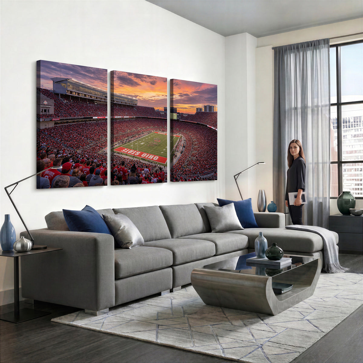 95137596-MGV-CV-36X24 - Stadium Wall Art Canvas Print