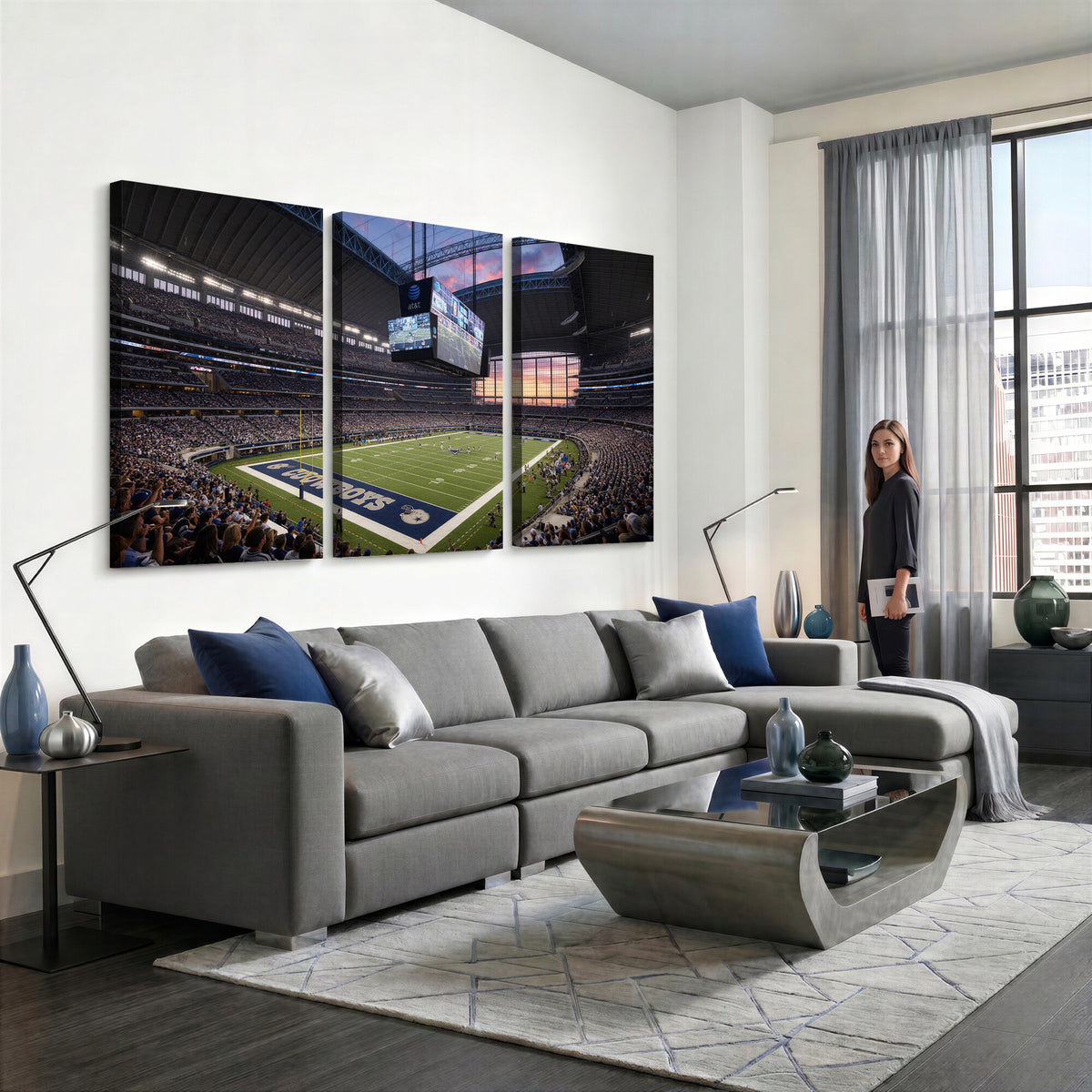 32321096-MGV-CV-36X24 - Stadium Wall Art Canvas Print