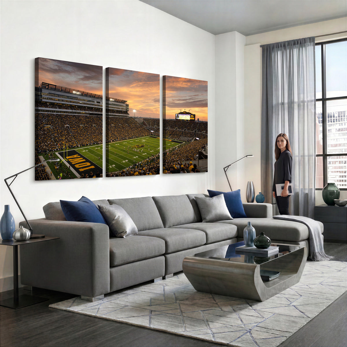 84993181-MGV-CV-36X24 - Stadium Wall Art Canvas Print