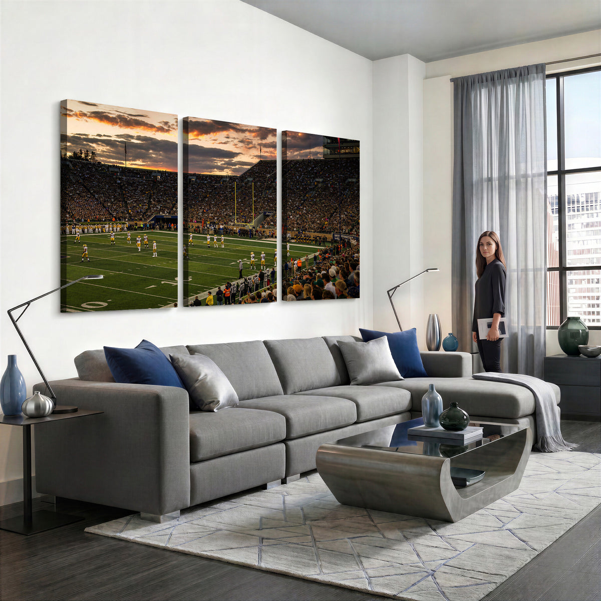 17703678-MGV-CV-36X24 - Stadium Wall Art Canvas Print