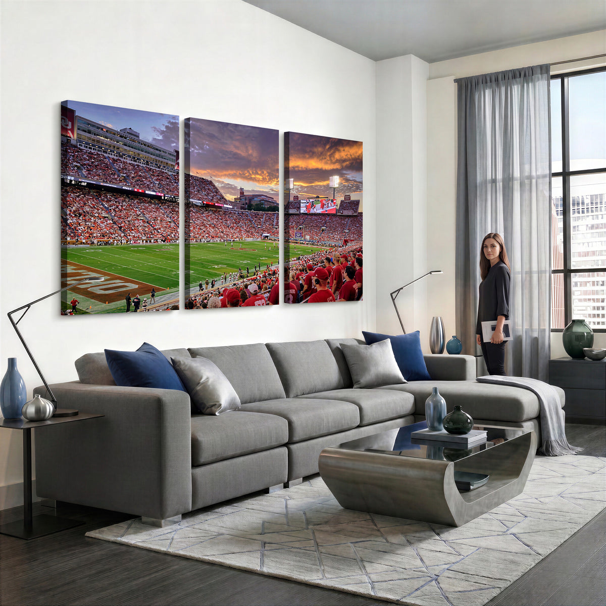 47794729-MGV-CV-36X24 - Stadium Wall Art Canvas Print