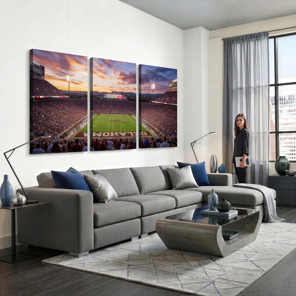 18509931-MGV-CV-36X24 - Stadium Wall Art Canvas Print