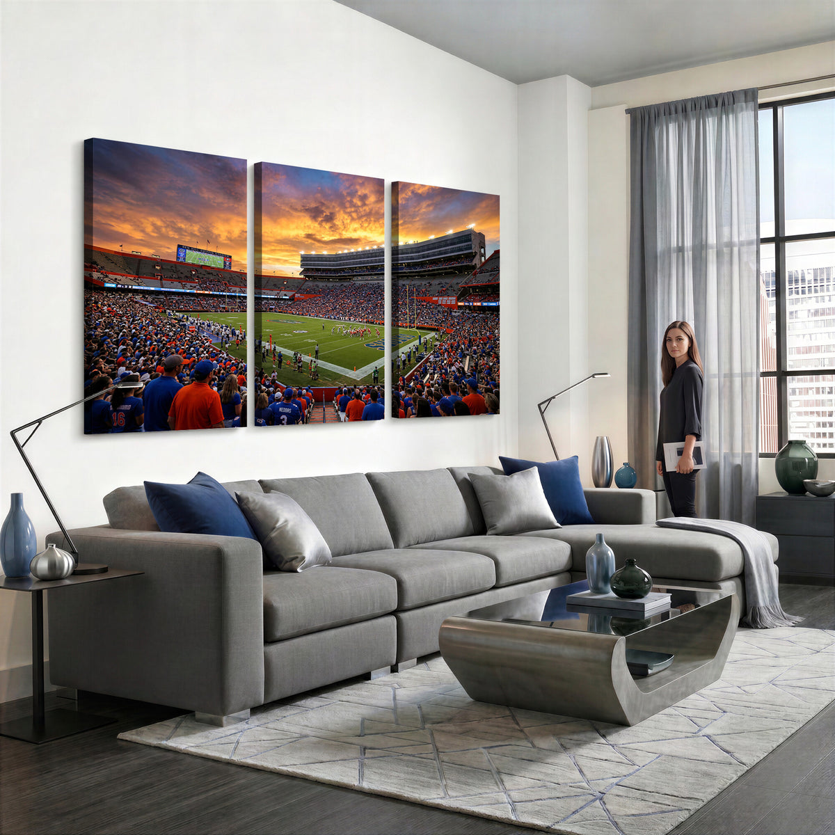 23829865-MGV-CV-36X24 - Stadium Wall Art Canvas Print