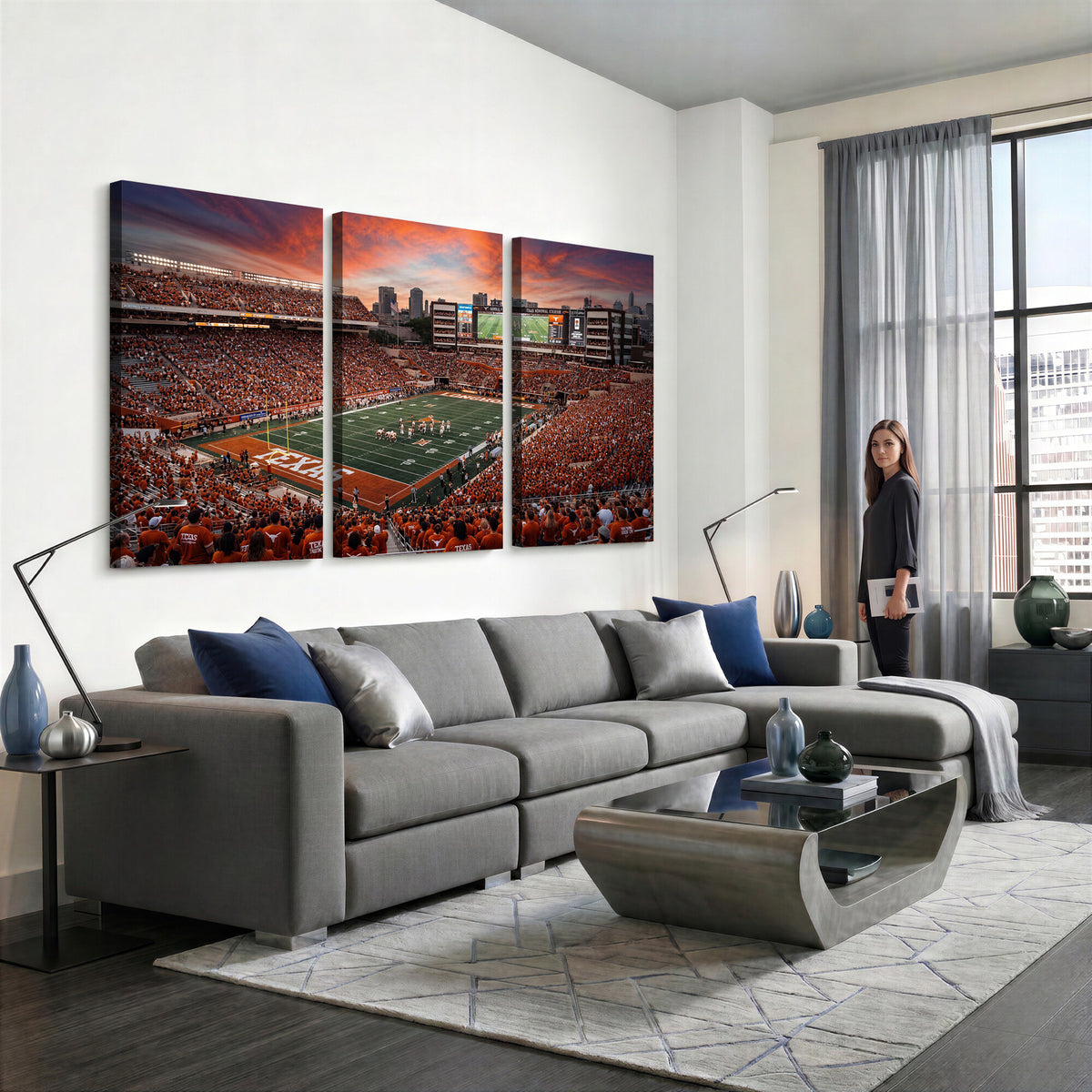 68564193-MGV-CV-36X24 - Stadium Wall Art Canvas Print